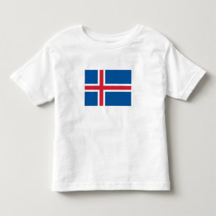 アイスランドの国旗 トドラーTシャツ
