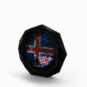 アイスランドの国旗 フォトブロック (右)