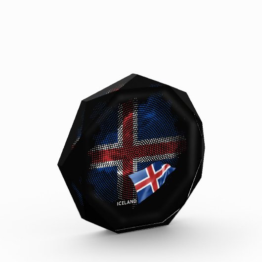 アイスランドの国旗 フォトブロック (左)