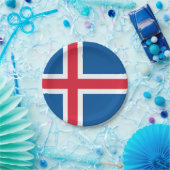 アイスランドの国旗 ペーパープレート (パーティー)