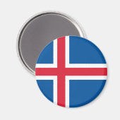 アイスランドの国旗 マグネット (正面/裏面)