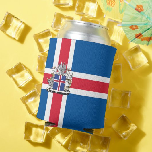 アイスランドの国旗 缶クーラー (インサイチュ 夏)