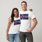 アイスランドの国旗 Tシャツ (ユニセックス)