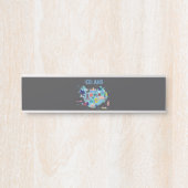 アイスランドの地図 サインプレート (正面)