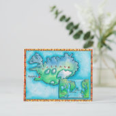 アイスランドの地図 ポストカード (スタンド正面)