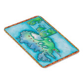 アイスランドの地図 マグネット (右側)