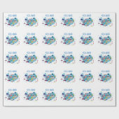 アイスランドの地図 ラッピングペーパー (フラット)