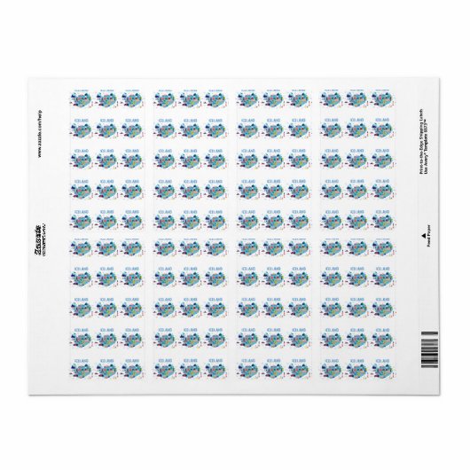 アイスランドの地図 ラベル (フルシート)