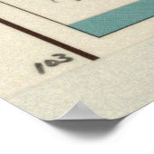 アイスランドの地図（1959年頃） ポスター (角)