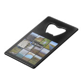 アイスランドの夏の風景 クレジットカード栓抜き (正面アングル)