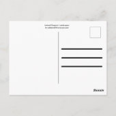 アイスランドの夏の風景 ポストカード (裏面)