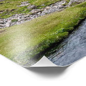 アイスランドの山 フォトプリント            (角)