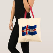 アイスランドの振る旗 トートバッグ (正面(商品))