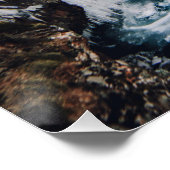 アイスランドの教会の山キルクジュフェル ポスター (コーナー)