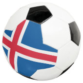 アイスランドの旗 サッカーボール (3/4)