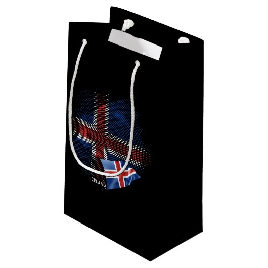 アイスランドの旗 スモールペーパーバッグ (裏面アングル)