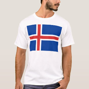 アイスランドの旗 Tシャツ