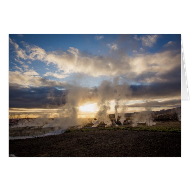 アイスランドの日没 (正面横)