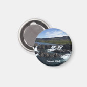 アイスランドの景観磁石 マグネット (正面/裏面)