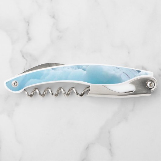 アイスランドの氷河コルクせん抜き ソムリエナイフ (裏面)