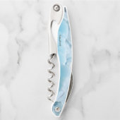 アイスランドの氷河コルクせん抜き ソムリエナイフ (正面)