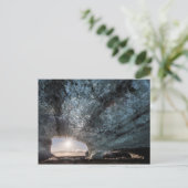 アイスランドの氷穴を見て ポストカード (スタンド正面)