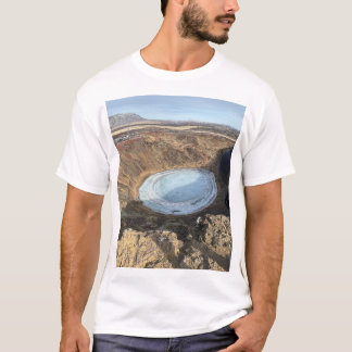 アイスランドの滝の自然写真Tシャツ Tシャツ