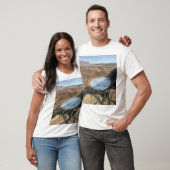 アイスランドの滝の自然写真Tシャツ Tシャツ (ユニセックス)