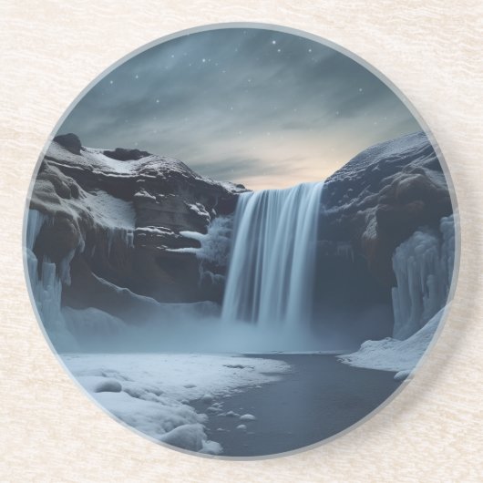 アイスランドの滝 コースター (正面)