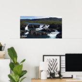 アイスランドの滝 ポスター (ホームオフィス)