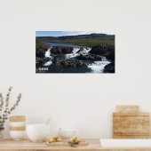 アイスランドの滝 ポスター (キッチン)