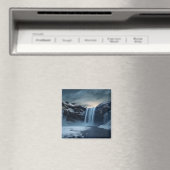 アイスランドの滝 マグネット (インサイチュ (食洗機))