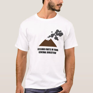 アイスランドの火山 Tシャツ
