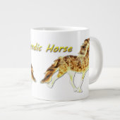 アイスランドの火災 ジャンボコーヒーマグカップ (正面右)