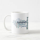 アイスランドの牧羊犬 コーヒーマグカップ (左)