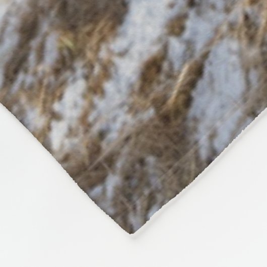 アイスランドの白いアイスランドホース フリースブランケット (角)