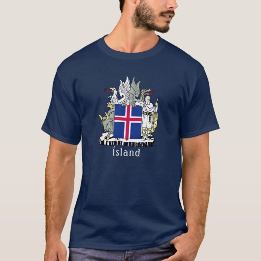 アイスランドの紋章 Tシャツ (正面)