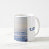 アイスランドの美しい冬素晴らしの風景 コーヒーマグカップ (正面右)