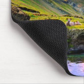 アイスランドの美しい景色の景色 マウスパッド (コーナー)