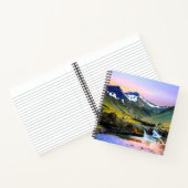 アイスランドの美しい風景 ノートブック (内部)