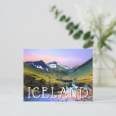 アイスランドの美しい風景 ポストカード (スタンド正面)