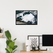 アイスランドの衛星ポスターマップの写真 ポスター (ホームオフィス)