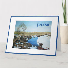 アイスランドの風景クリスマスアートby Pola.B.Alex カード