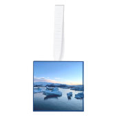 アイスランドの風景 – フォトキューブオーナメント キューブオーナメント (正面)