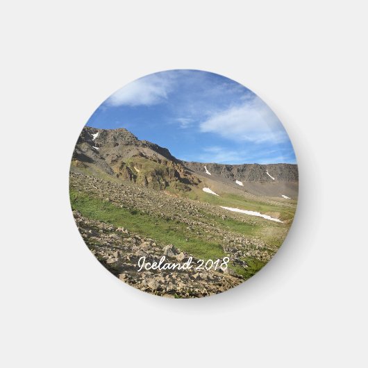 アイスランドの風景 マグネット (正面)