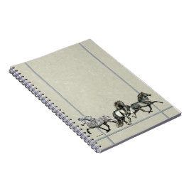 アイスランドの馬が動く ノートブック