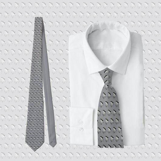 アイスランドの馬のモーション、馬好き ネクタイ