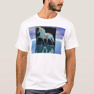 アイスランドの馬の世界 Tシャツ