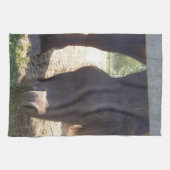 アイスランドの馬の台所タオル キッチンタオル (横)