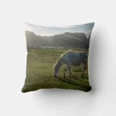 アイスランドの馬の枕 クッション (裏面)